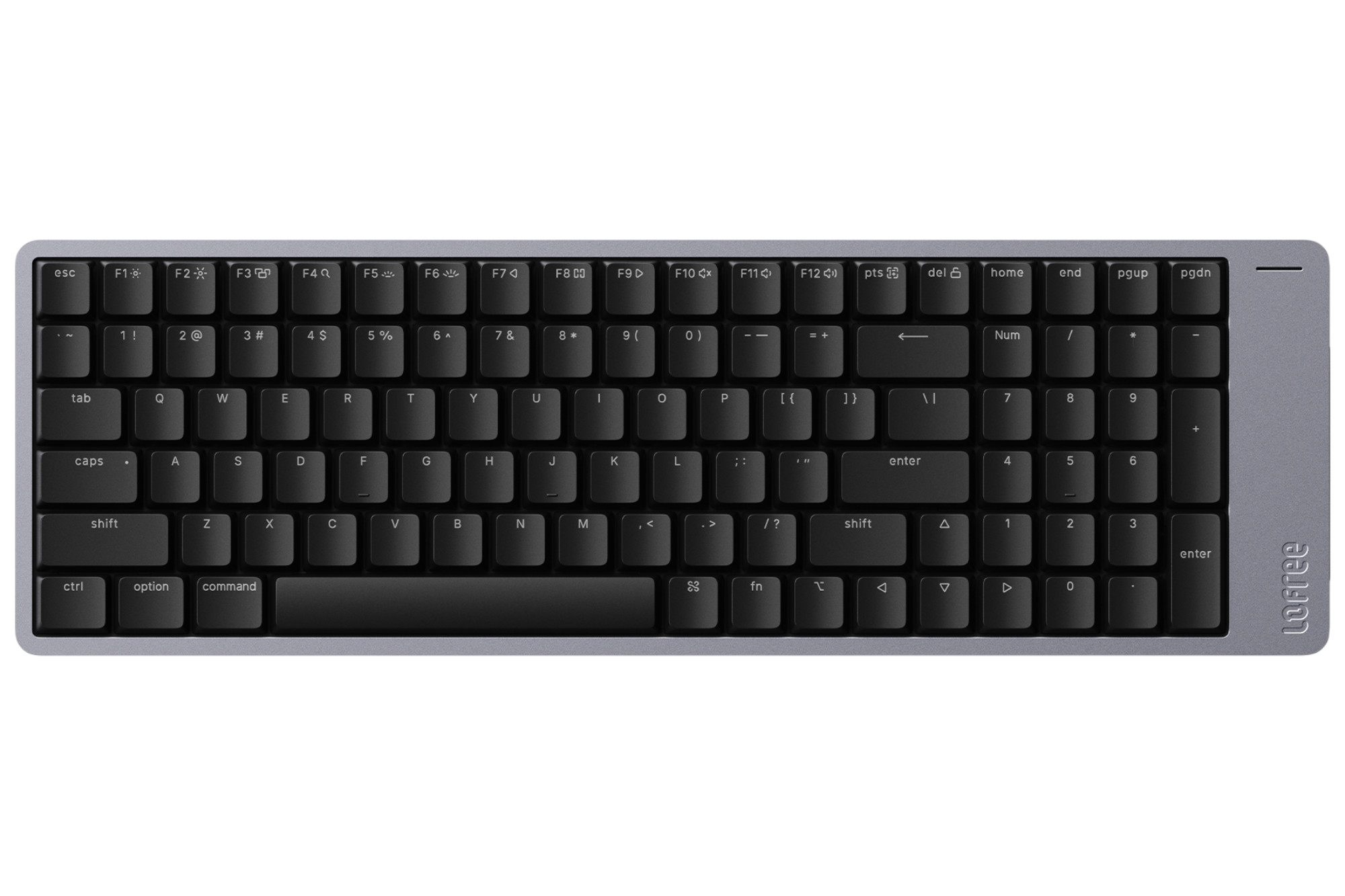 Lofree Flow　US配列　スペースグレー　タクタイル Amazon | Lofree FLOW ロープロファイルメカニカルキーボード 英語配列